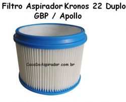 Filtro Aspirador  / Kronos 22 duplo / GBP / Apollo - LAVOR