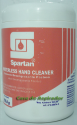 Waterless hand Cleaner Com 750g, Limpador e Hidratante de Couro e Courino Spartan
